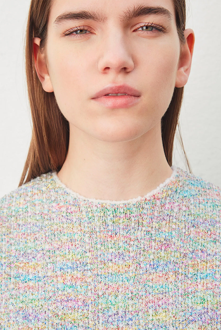 GLITTER KNIT TOP