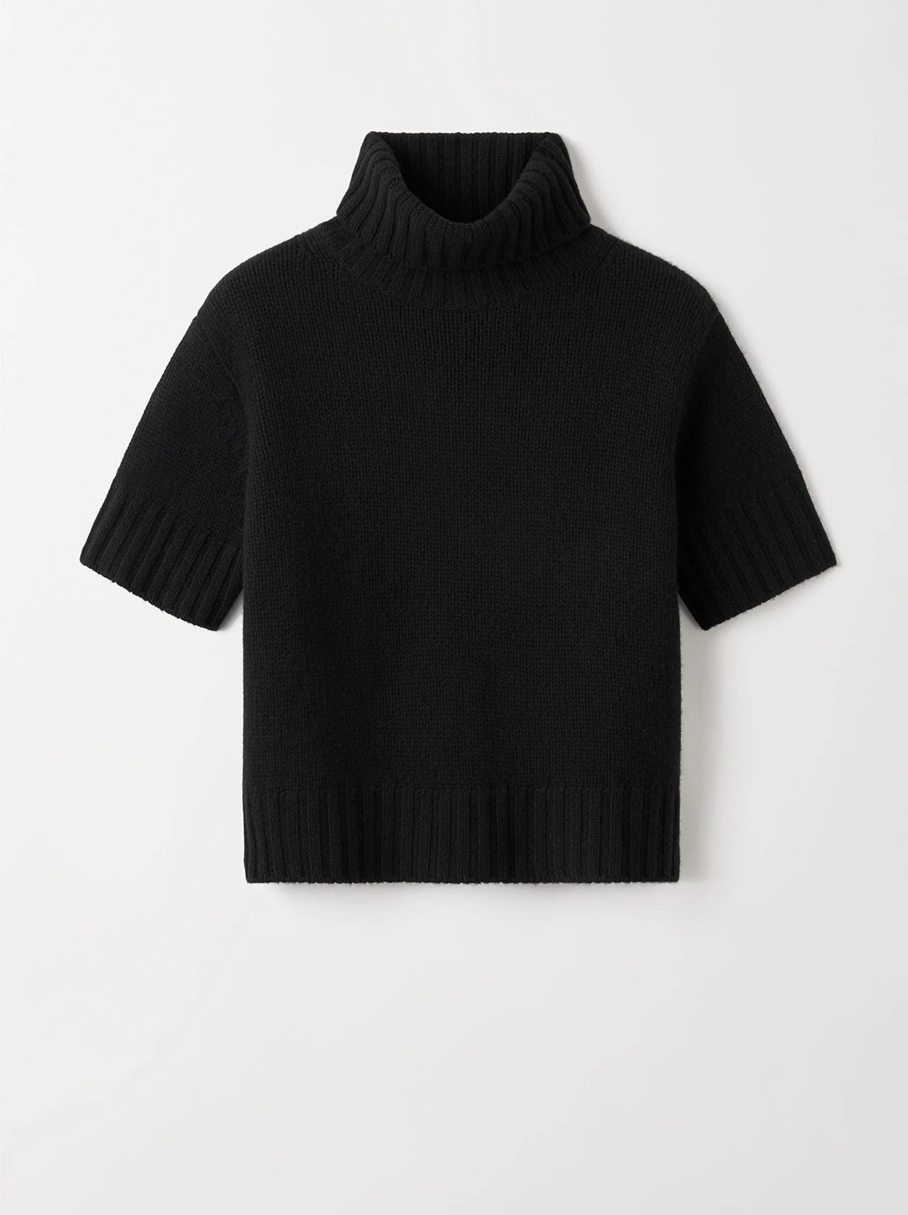 SHORT SLEEVE TURTLENECK
