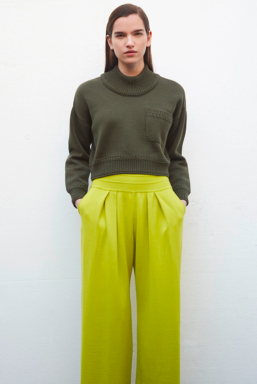 KNIT TROUSERS