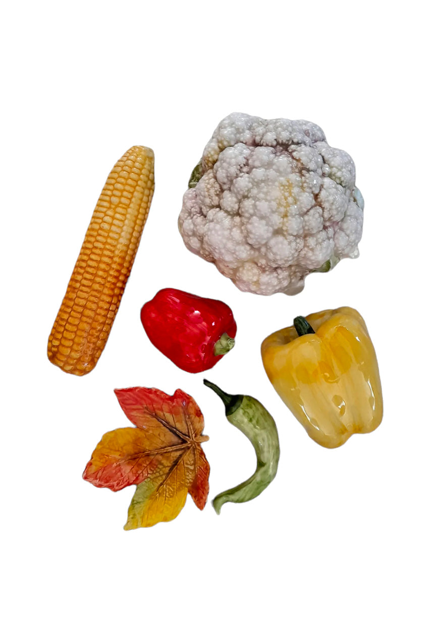 CERAMIC VEGETABLES (6PCS) - THE HARVEST