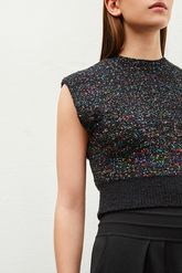 GLITTER KNIT TOP
