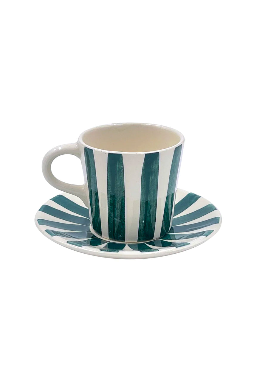 ESPRESSO CUP & SAUCER STRIPES