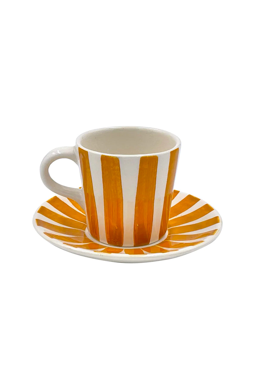 ESPRESSO CUP & SAUCER STRIPES