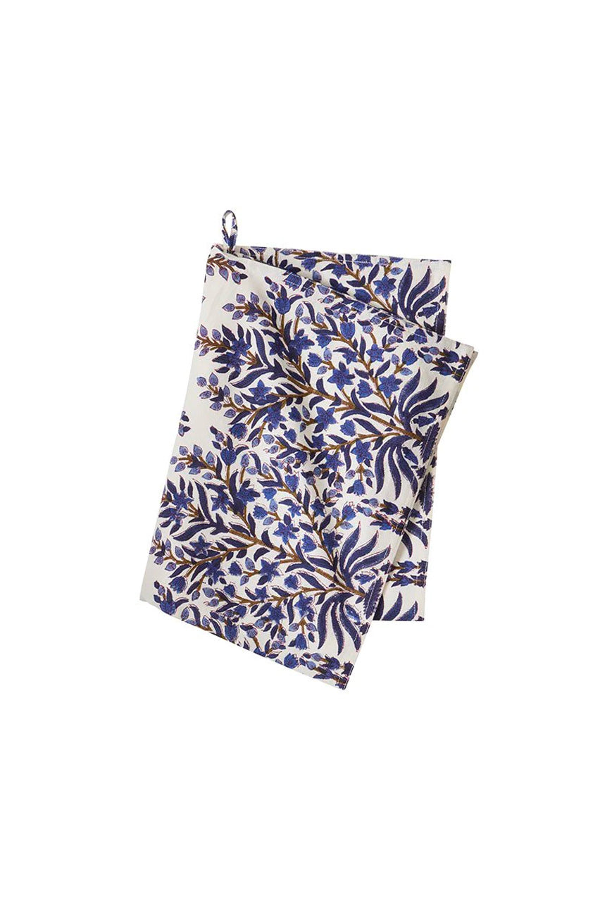 KITCHEN TOWEL JASMINE INDIGO