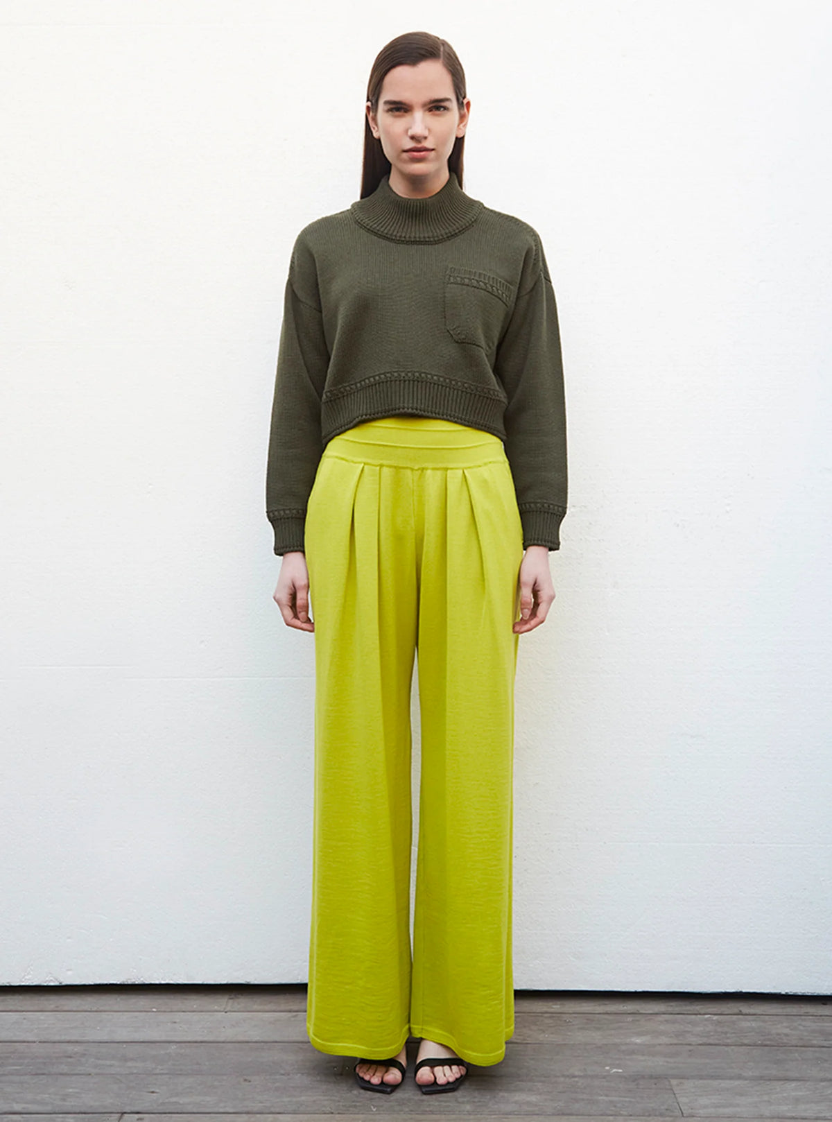 KNIT TROUSERS