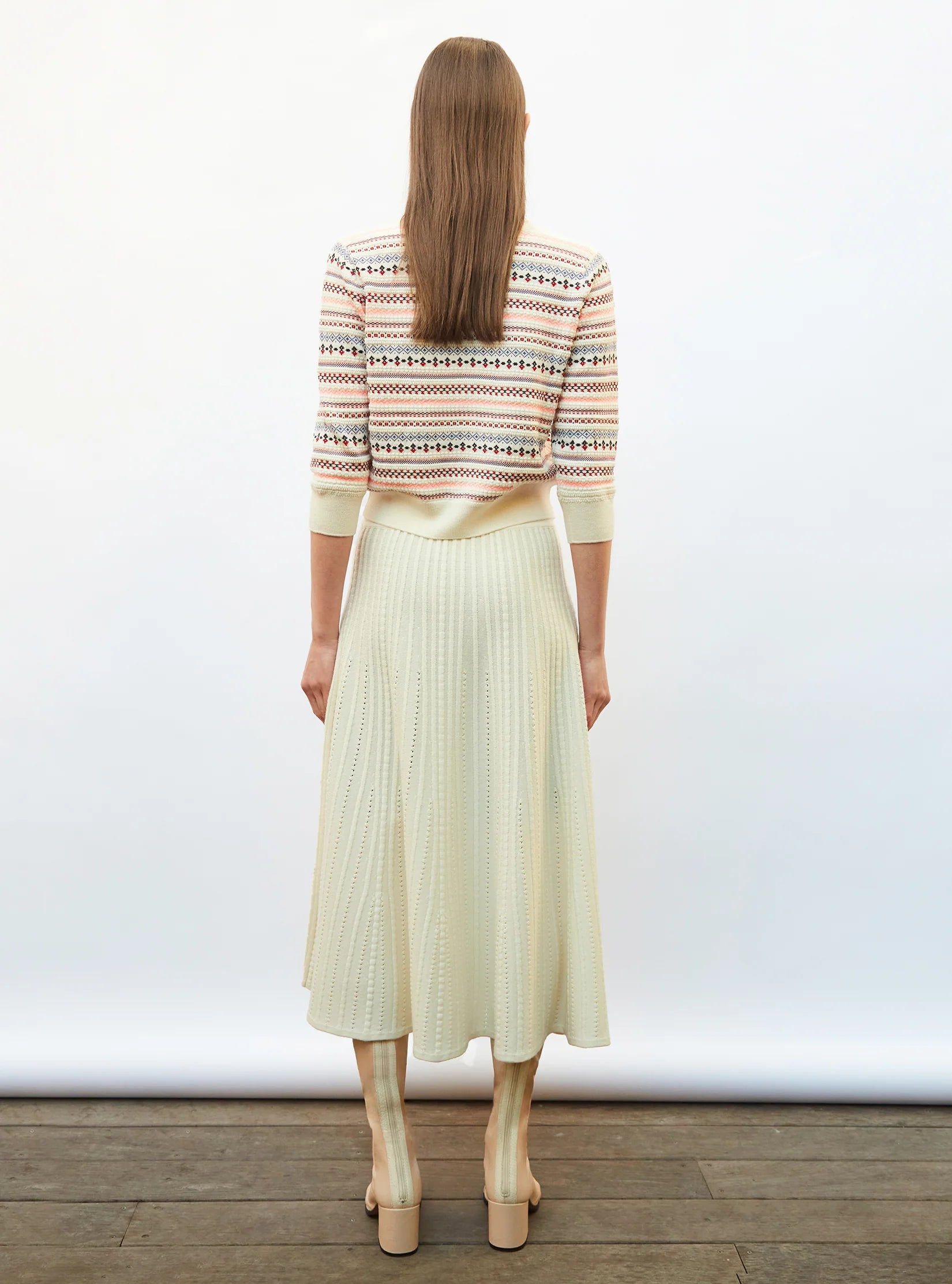 JUPE LONGUE DETAILS FAIR ISLE