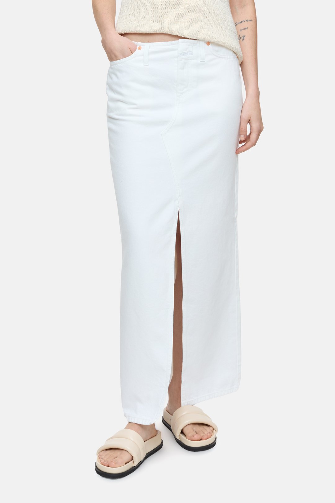 LONG 5 POCKET SKIRT - JUPE