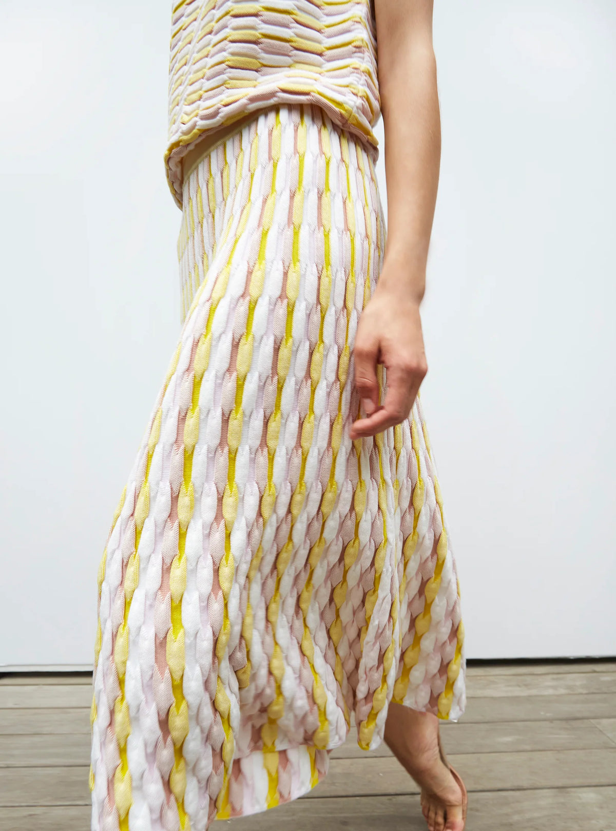 ZELLIGE STIT COUTURE SKIRT