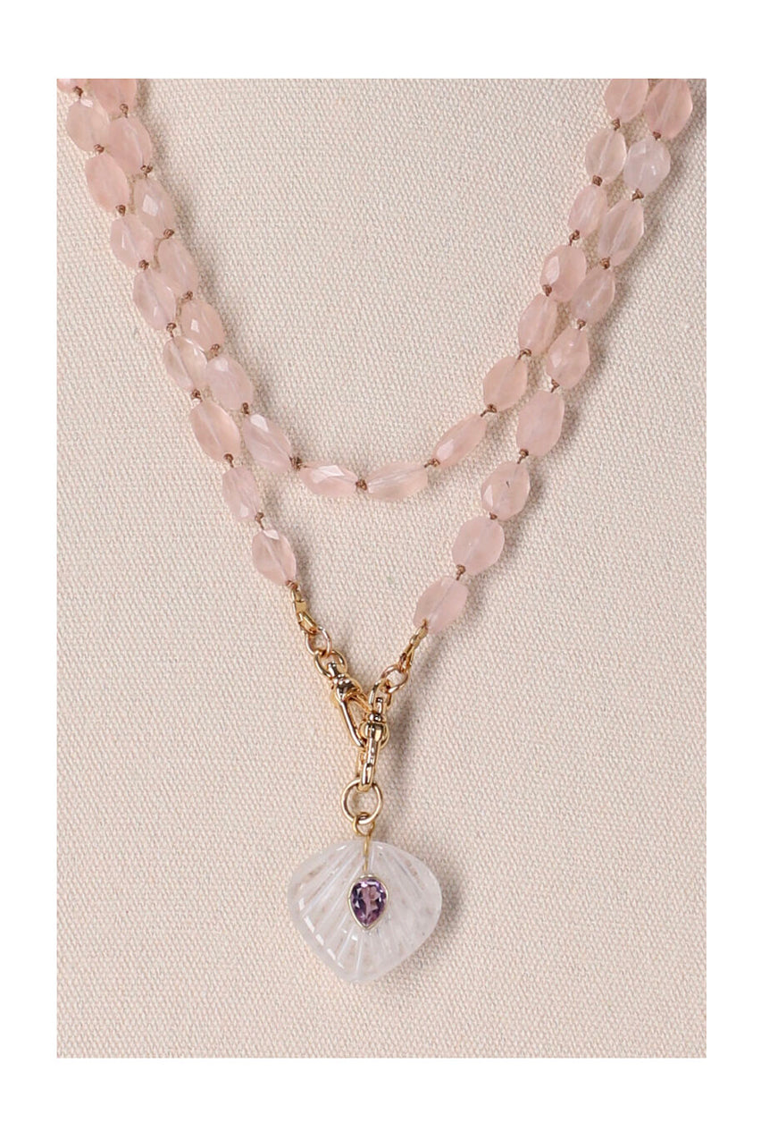 QUARTZ ROSE - COLLIER RITUELS