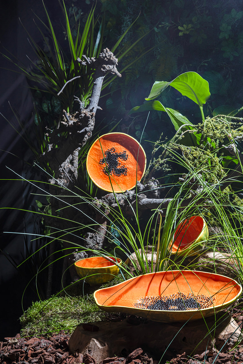 PAPAYA DESSERT PLATE