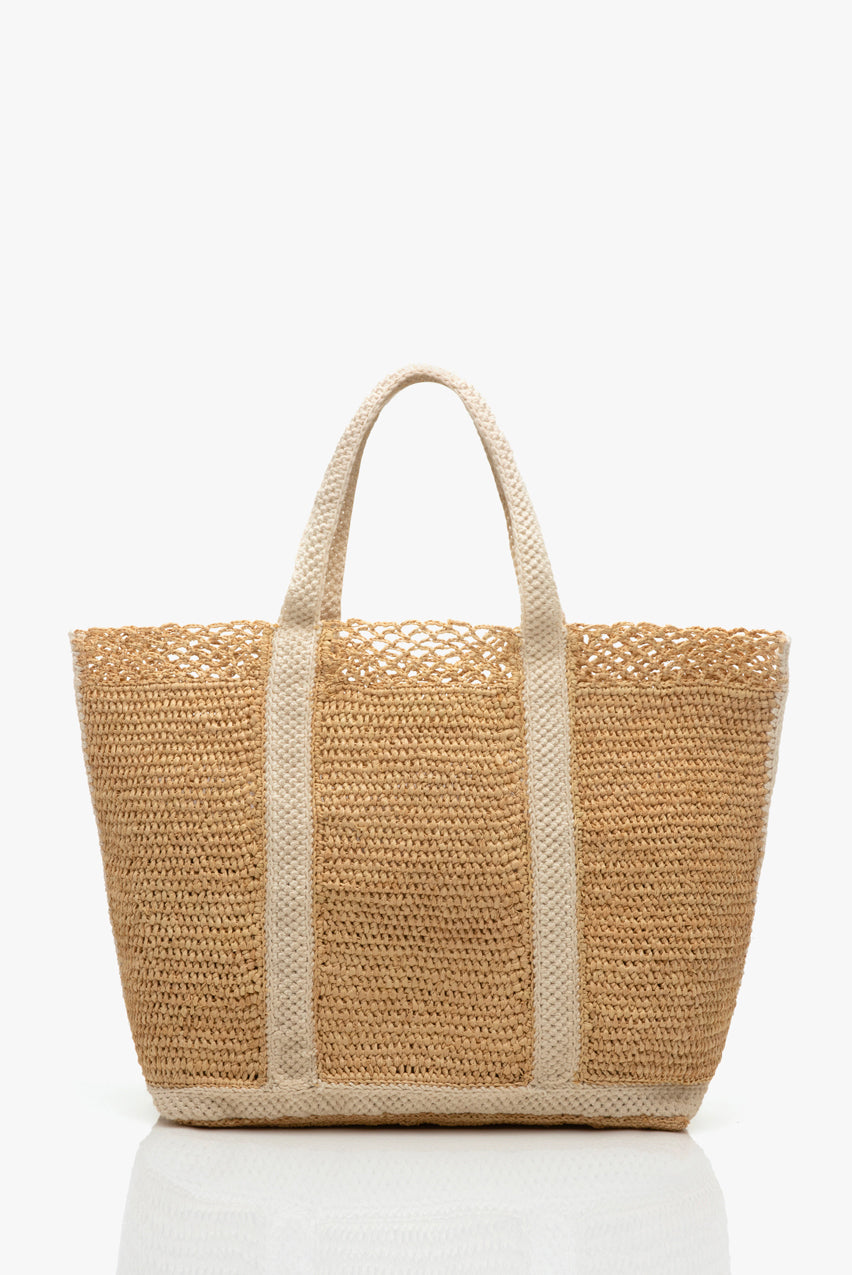 RAFFIA TOTE L