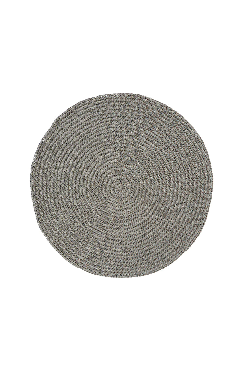 ASH TWISTED ROUND PLACEMAT