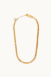 “GIRASOLE” GOLD-PLATED SHORT CHAIN NECKLACE