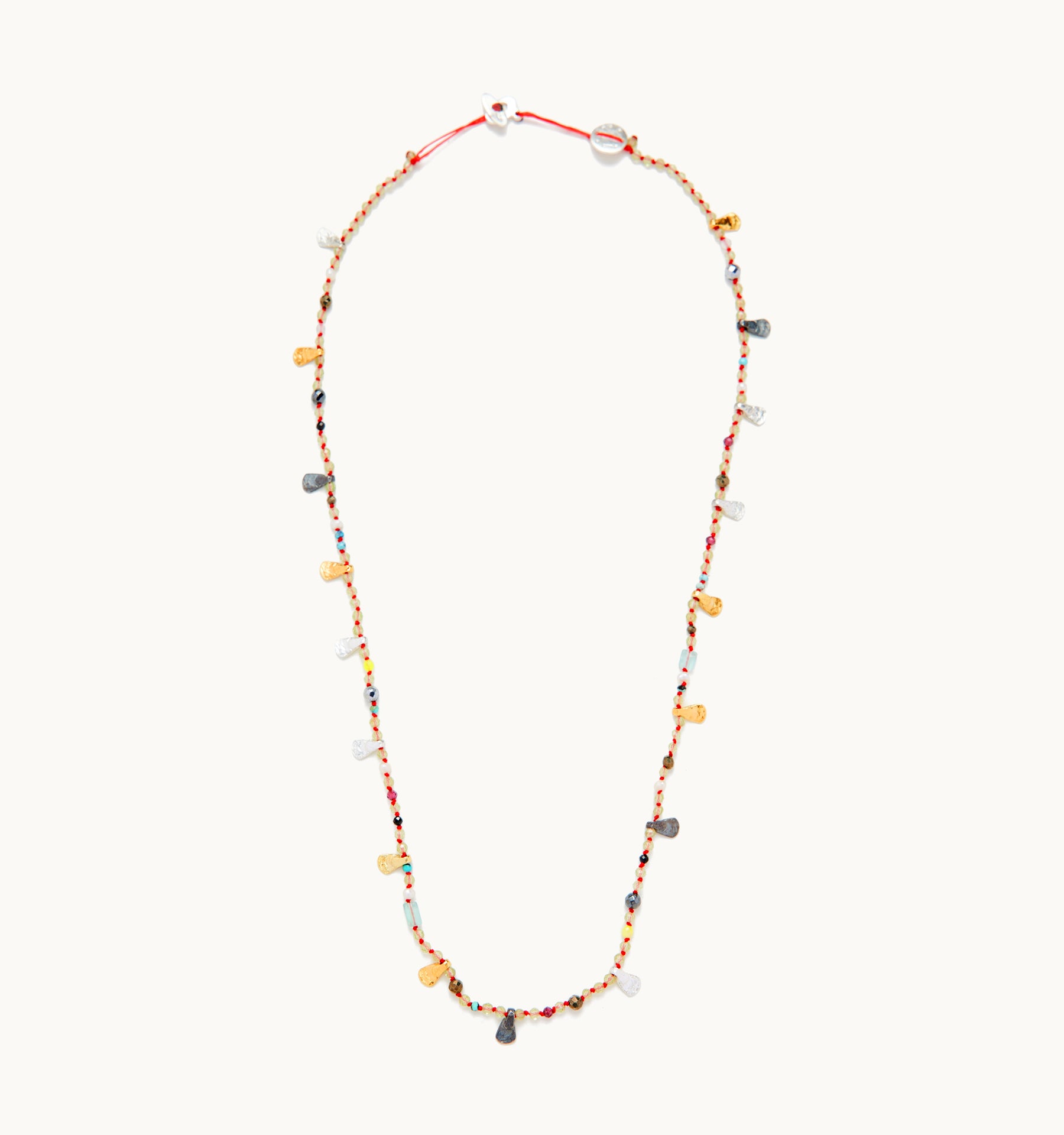 COLLIER COURT PIERRES "GIRASOLE"