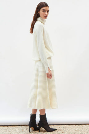 OVERSIZE HIGH COLLAR TOP