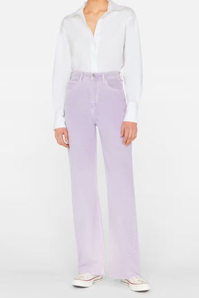 LE HIGH N TIGHT WIDE LEG RAW