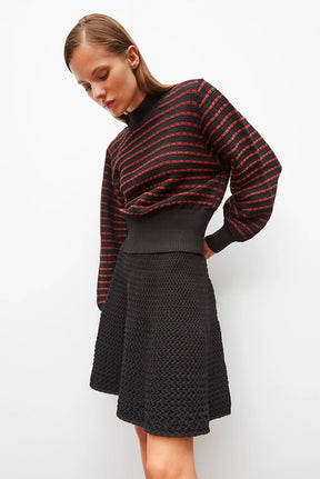 BICOLOR COUTURE KNIT SWEATER