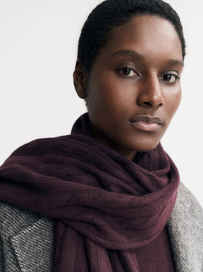 CABLE KNIT SCARF