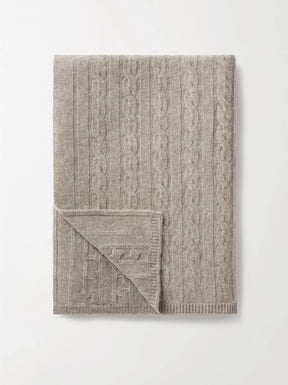 CABLE KNIT SCARF