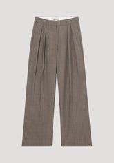 WIDE LEG DOUBLE TROUSERS