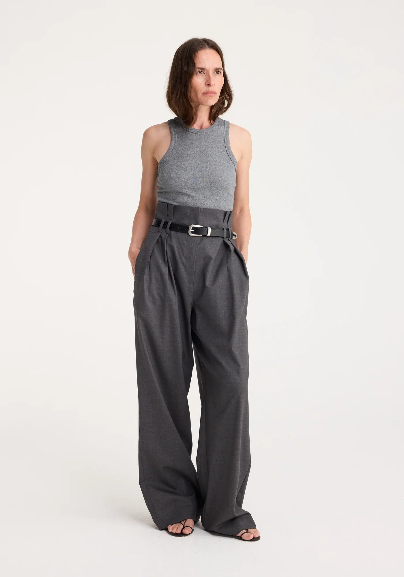 HIGH WAISTED PAPERBAG TROUSERS