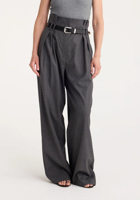 HIGH WAISTED PAPERBAG TROUSERS