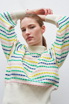 MULTICO COUTURE KNIT SWEATER