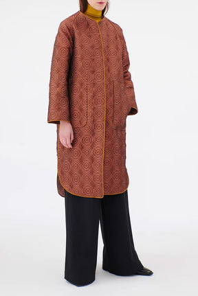 COAT -  TERRACOTA