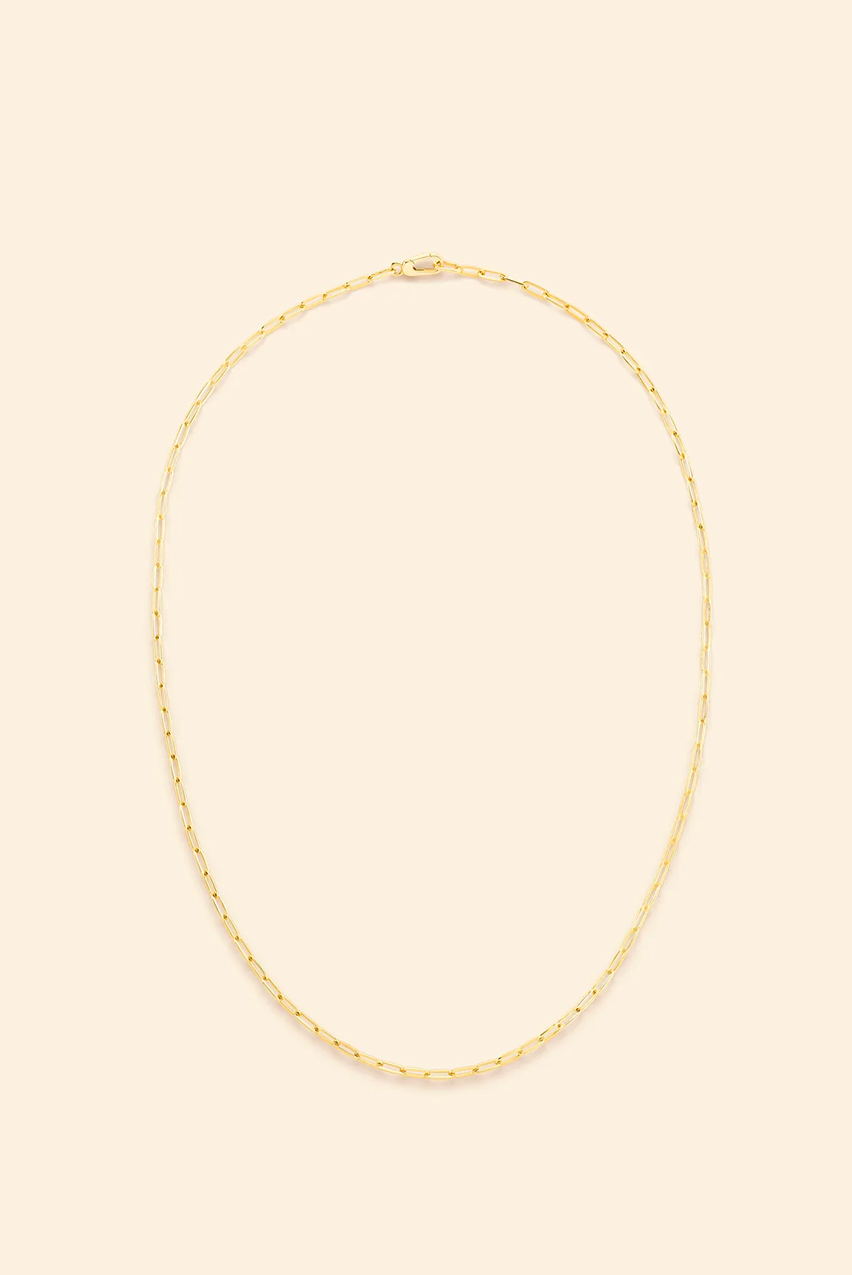 SMALL GOLD LINK NECKLACE