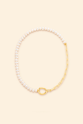 PEARL LINK NECKLACE