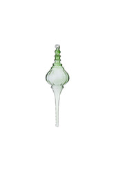 GLASS ICICLE DOME GREEN