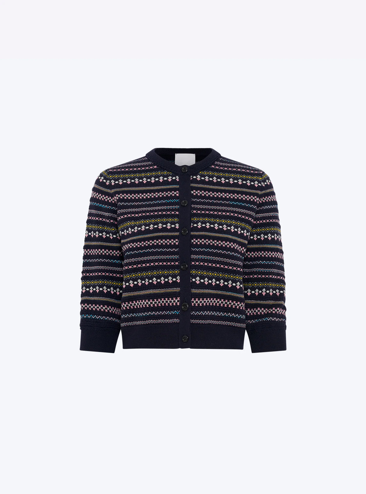 CARDIGAN MOTIFS MINI FAIR ISLE