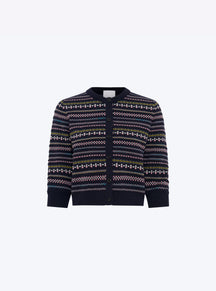 CARDIGAN MOTIFS MINI FAIR ISLE