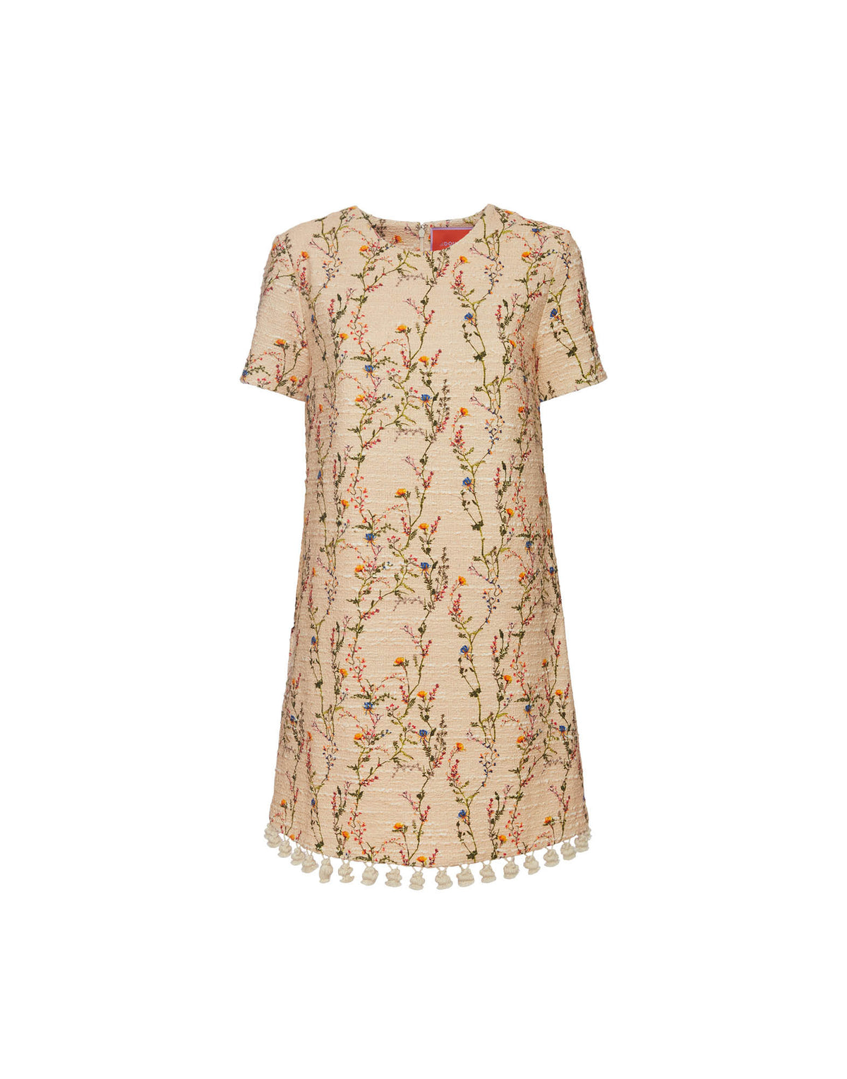 MINI SWING DRESS EMBROIDERED