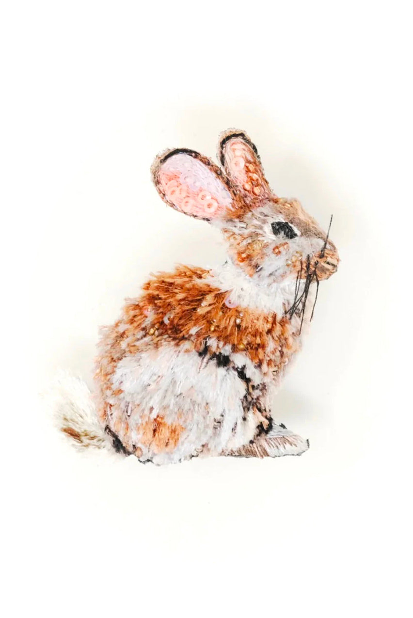 HAPPY RABBIT BROCHE PIN