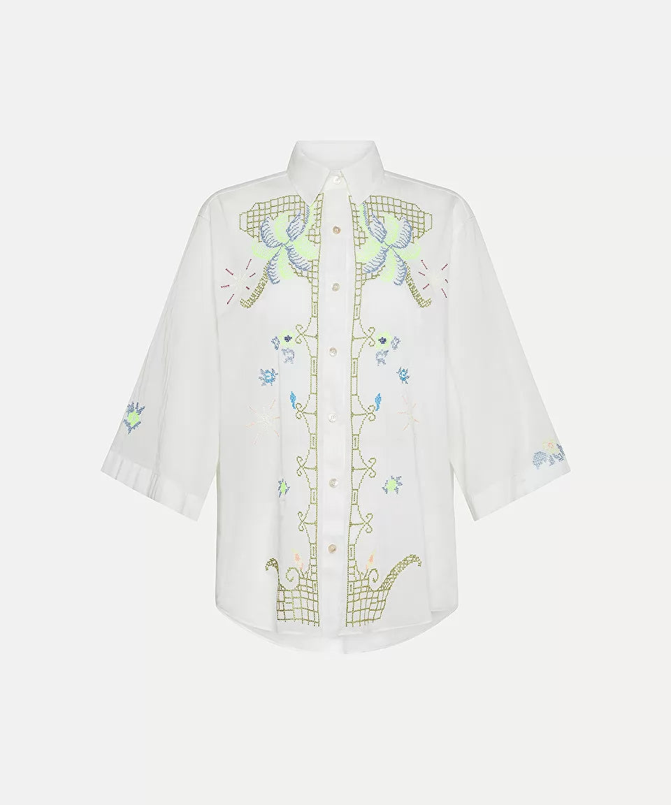 SHIRT EDEN EMBROIDERY VOILE