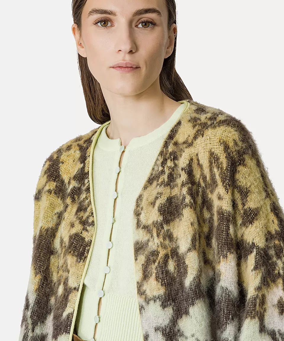 MOHAIR ALPACA JACQUARD COAT