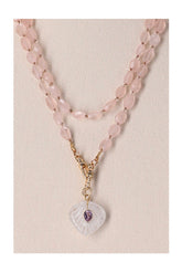 QUARTZ ROSE - COLLIER RITUELS
