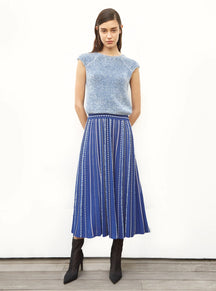 CONFETTI JACQUARD KNIT SKIRT