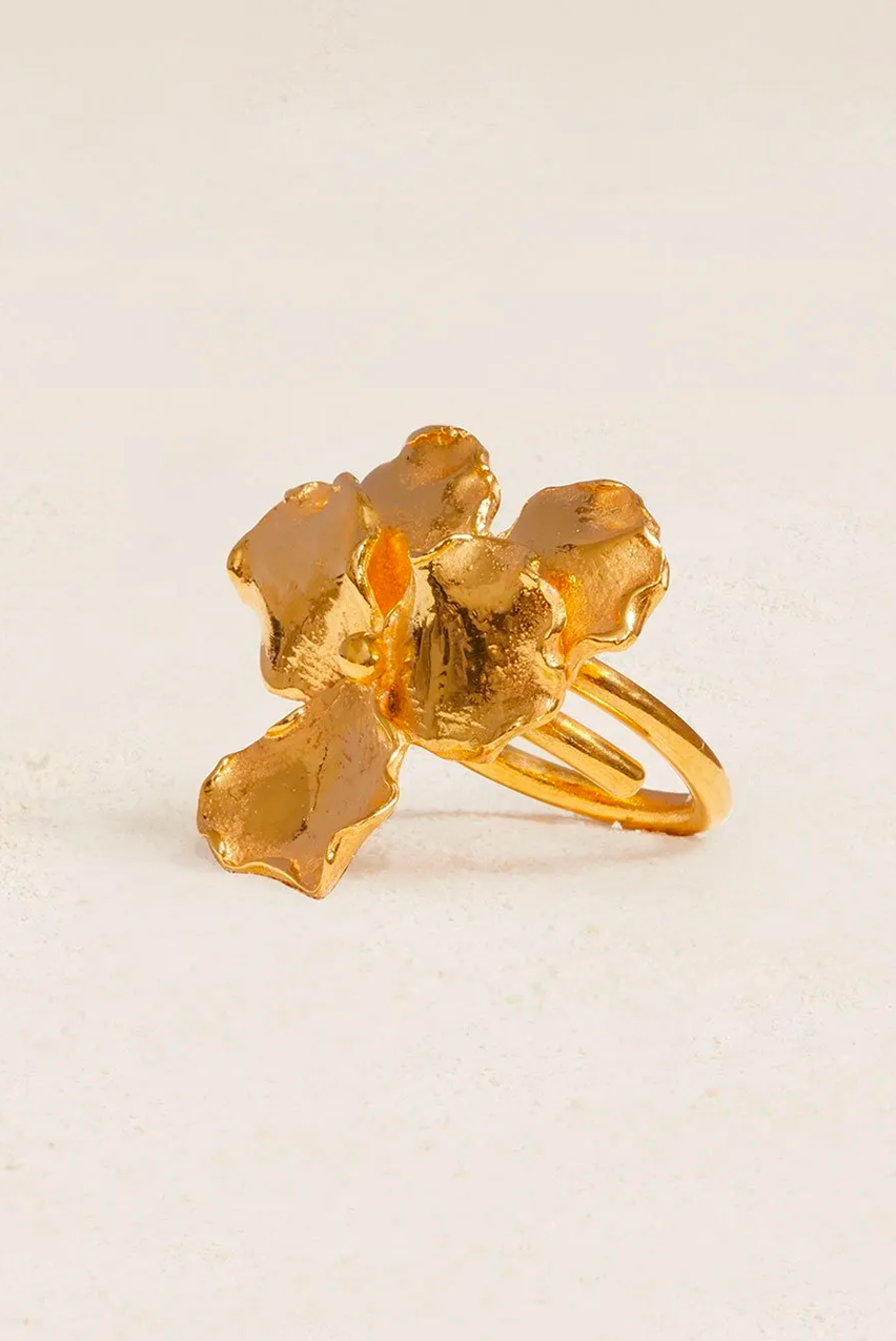 Gold Plated Panzè Ring