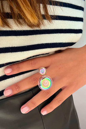 BAGUE DANS MA BULLE 2 PERLES