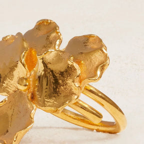 Gold Plated Panzè Ring
