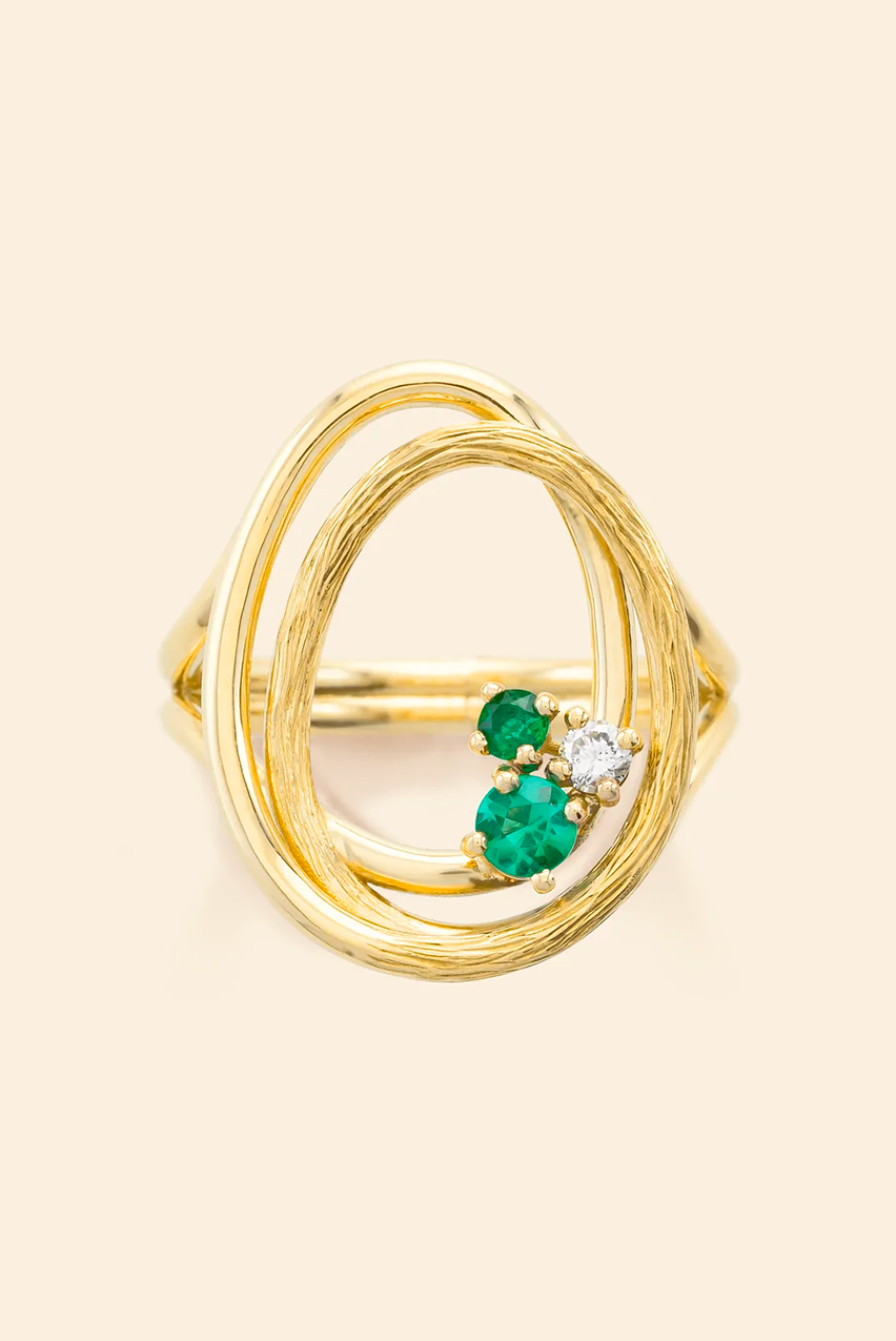 BAGUE EMERALDS RIVIERA