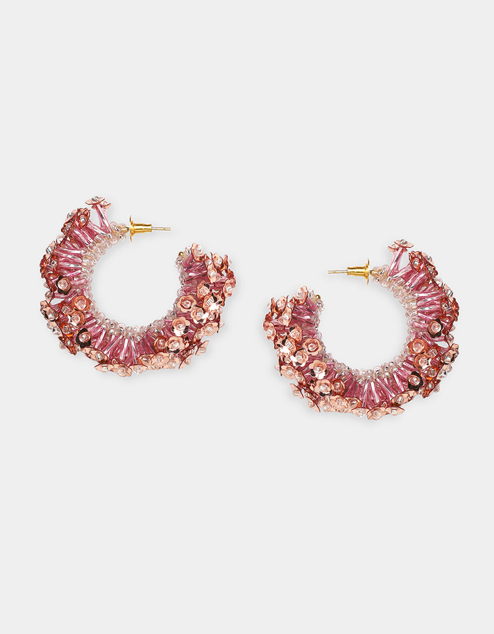 BOUCLES D'OREILLES BLOSSOM HOOPS SMALL