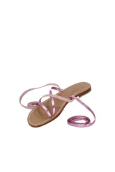 AVA FLAT NATURAL SANDALS