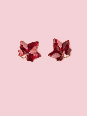 Boucles d'oreilles Pin Edera en Bronze - BORDEAUX L